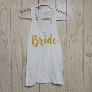 ❤️Next Level apparel Bride Racerback tank M